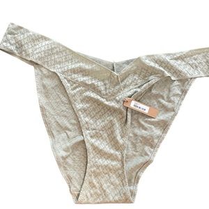 SKIMS by Kim K LOGO MESH CHEEKY BIKINI Bottom